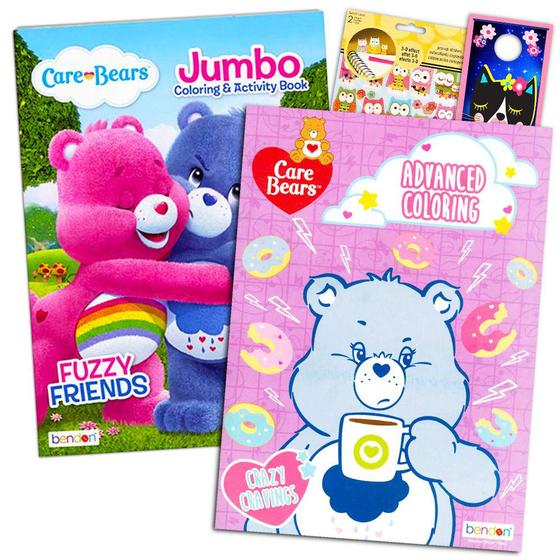 Imagem de Conjunto de livros para colorir Care Bears 2 Jumbo Books com adesivos