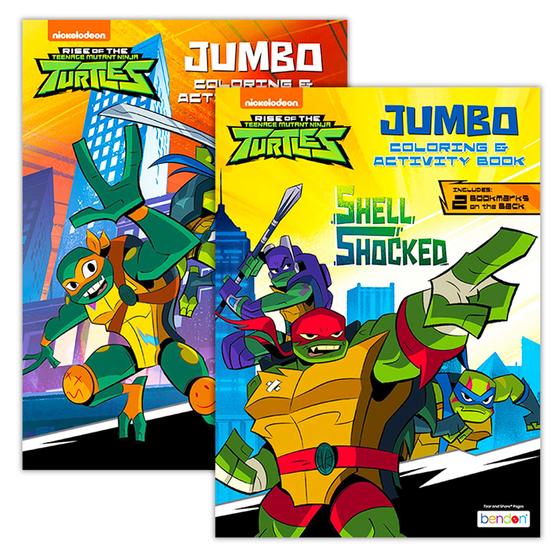 Imagem de Conjunto de livros para colorir Teenage Mutant Ninja Turtles 2 Books