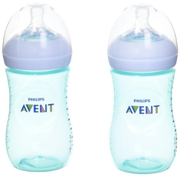 Imagem de Conjunto de mamadeiras Philips Avent Natural Teal SCD113/24 260mL