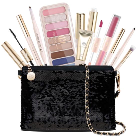 Imagem de Conjunto de maquiagem Color Nymph Teen Girls com bolsa de lantejoulas de 9 cores