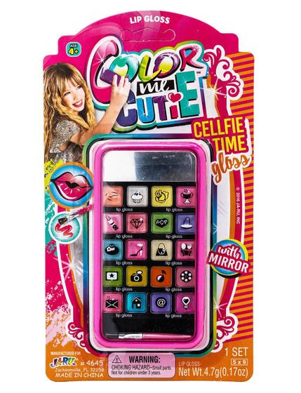 Imagem de Conjunto de Maquiagem JA-RU Color Me Cutie com Estojo e Espelho para Meninas