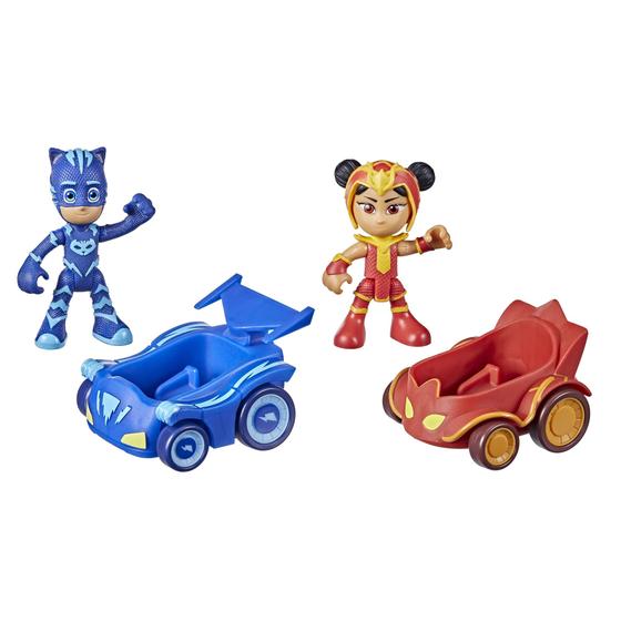 Imagem de Conjunto de máscaras de pijama de brinquedo pré-escolar Catboy vs An Yu Battle Racers