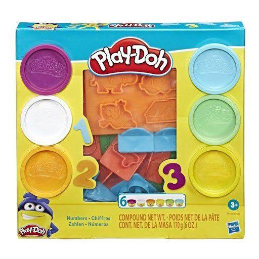 Imagem de Conjunto de Massinhas Play-Doh  Moldes de Números Hasbro