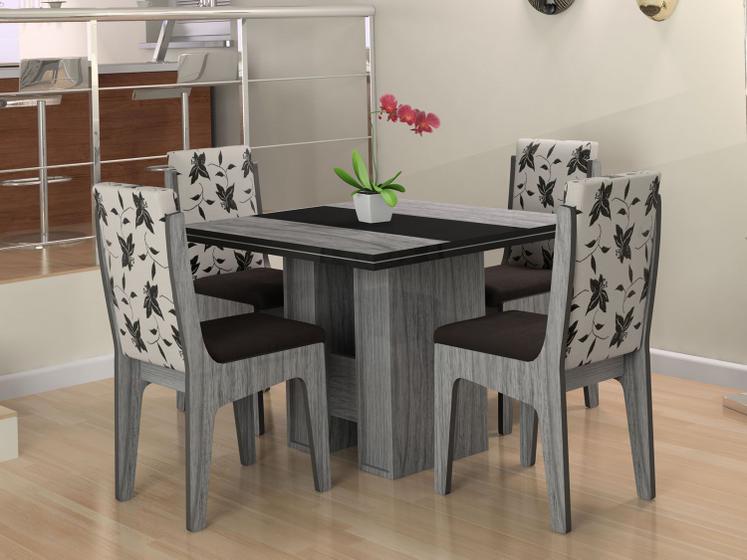 Imagem de Conjunto de Mesa com 4 Cadeiras