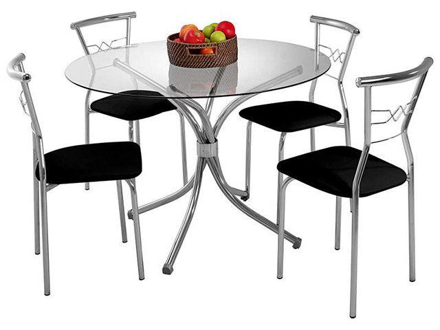 Imagem de Conjunto de Mesa com 4 Cadeiras Parma