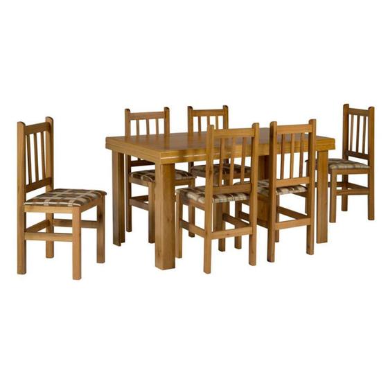 Imagem de Conjunto de Mesa com 6 Cadeiras Campo Cerejeira