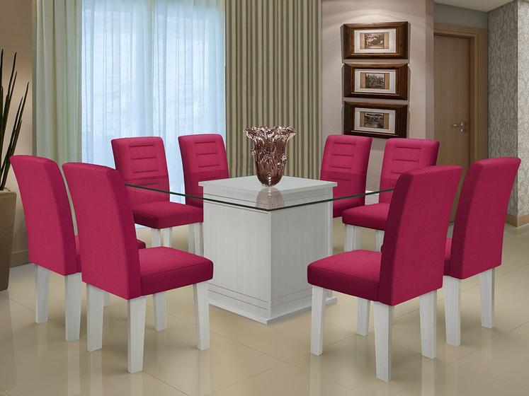 Imagem de Conjunto de Mesa com 8 Cadeiras