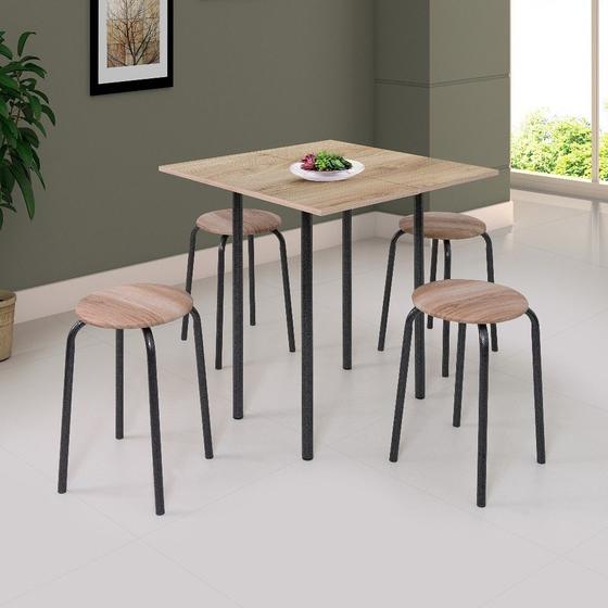 Imagem de Conjunto de Mesa Dobrável e 4 Banquetas Expert Ciplafe