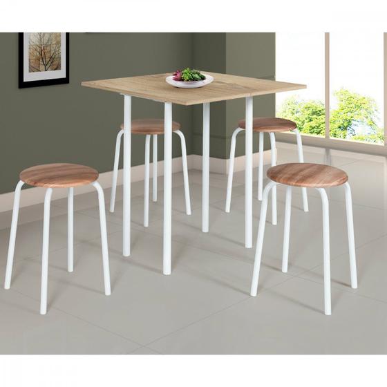 Imagem de Conjunto de Mesa Dobrável e 4 Banquetas Expert Ciplafe