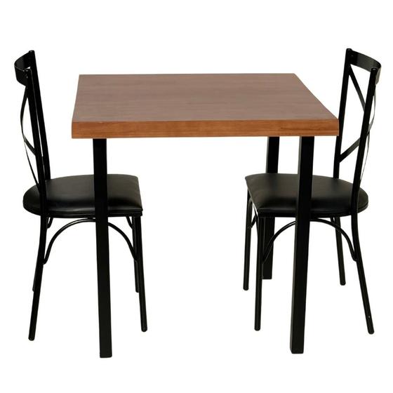 Imagem de Conjunto de Mesa Jantar katrina  com 2 cadeiras -  REISOL MÓVEIS