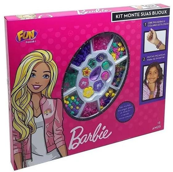 Imagem de Conjunto De Miçangas Barbie Colares E Pulseiras - Fun F00281