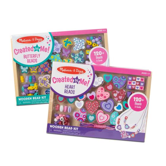 Imagem de Conjunto de miçangas Melissa & Doug Sweet Hearts and Butterfly Friends