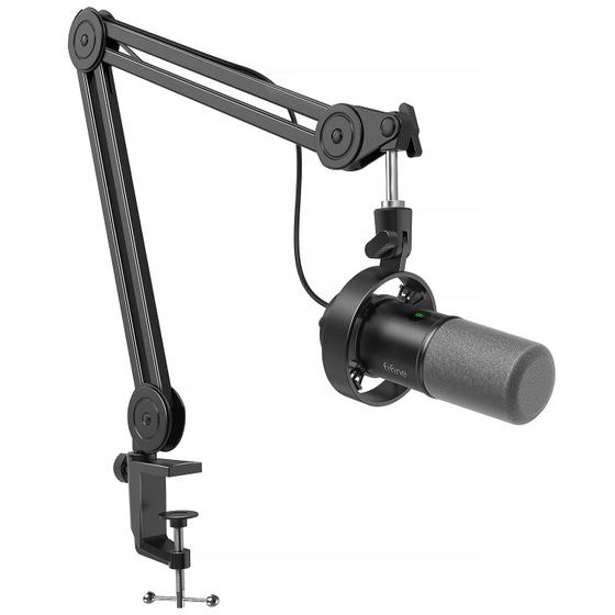 Imagem de Conjunto de Microfone de Podcast FIFINE K688T com Braço de Suporte