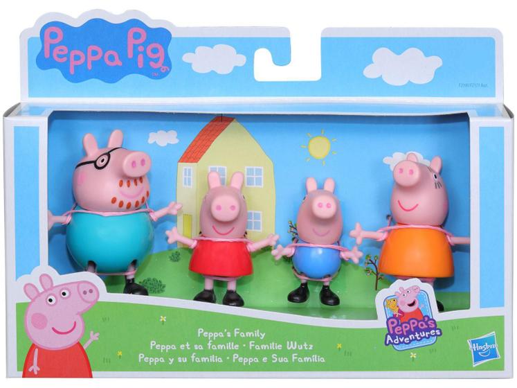 Pig Family Peppa Pig Figuritas Conjunto De Mini Figuras Peppa Pig