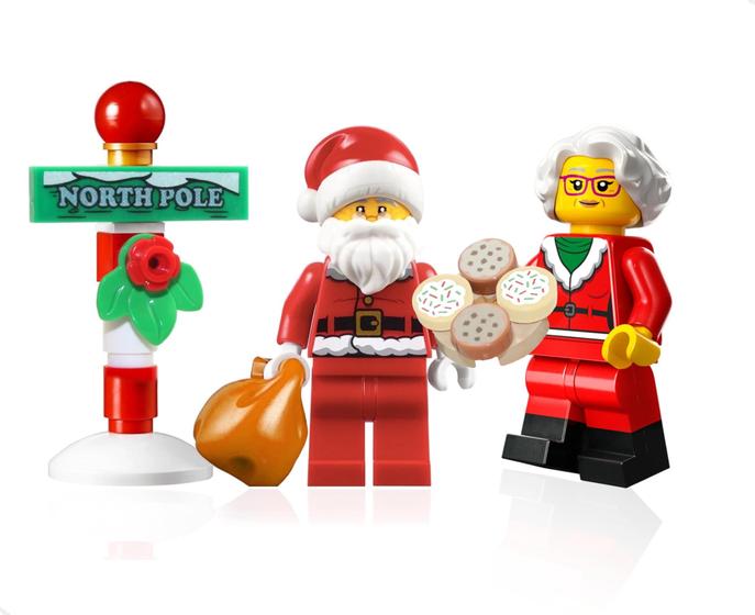 Imagem de Conjunto de minifiguras LEGO Holiday Creator Santa Mrs. Claus