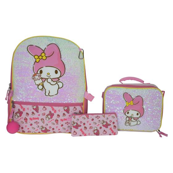 Imagem de Conjunto de mochilas AI ACCESSORY INNOVATIONS Hello Kitty My Melody