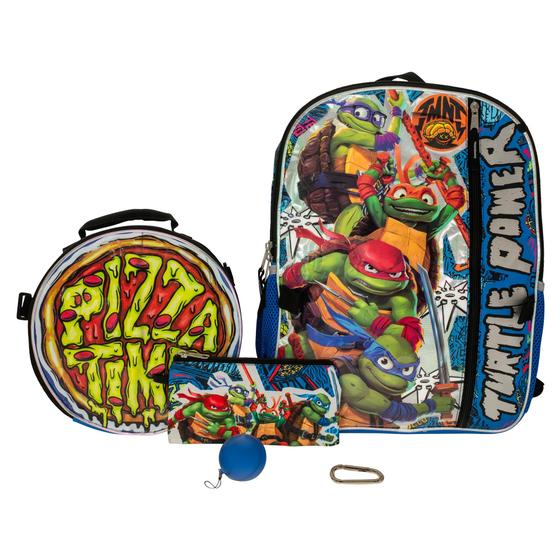 Imagem de Conjunto de mochilas AI ACCESSORY INNOVATIONS Teenage Mutant Ninja Turtles 5 peças