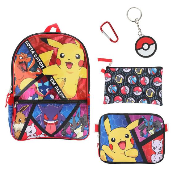 Imagem de Conjunto de mochilas Bioworld Pokemon Trainer Gotta Catch 'Em All