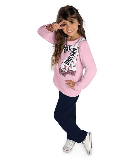 Imagem de Conjunto de Moletom Infantil Menina Flanelado - 312807