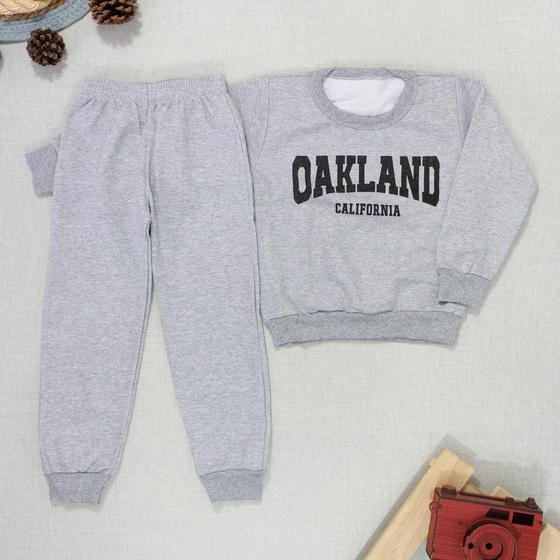 Imagem de Conjunto de Moletom Infantil para Meninos 4 a 10 anos Mescla