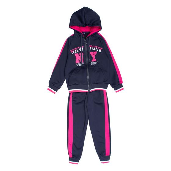 Imagem de Conjunto de Moletom Infantil Sea Surf New York Menina Marinho