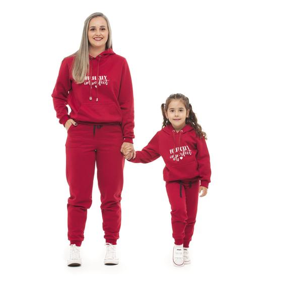 Imagem de Conjunto De Moletom Mãe E Filha Combinando Iguais Charmosas