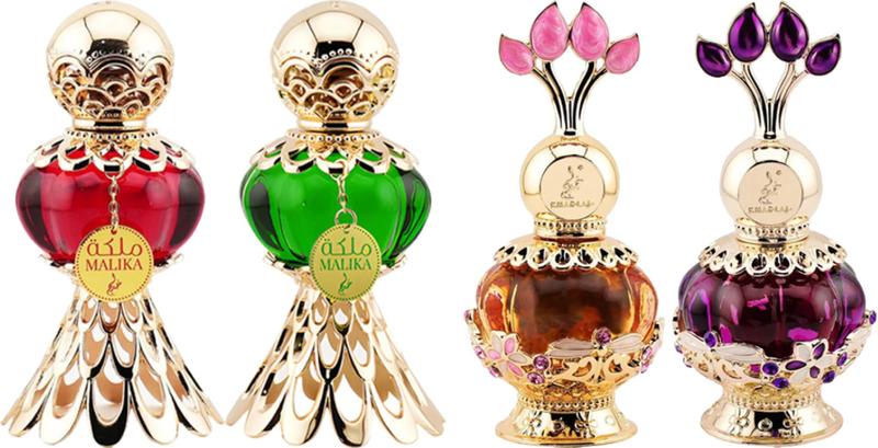 Imagem de Conjunto de óleos de perfume da coleção KHADLAJ Malika para mulheres 20mL x 4