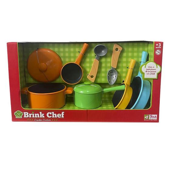 Imagem de Conjunto de Panelas 9 Peças Brink Chef Cozinha Criativa Brink Model