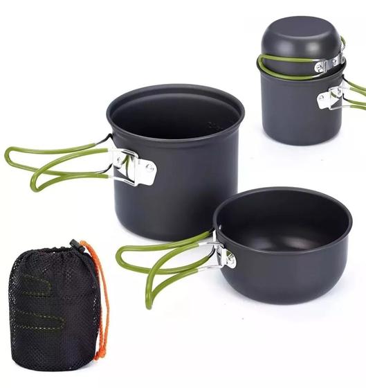 Imagem de Conjunto De Panelas Para Camping E Trilhas Tipo Naturehike