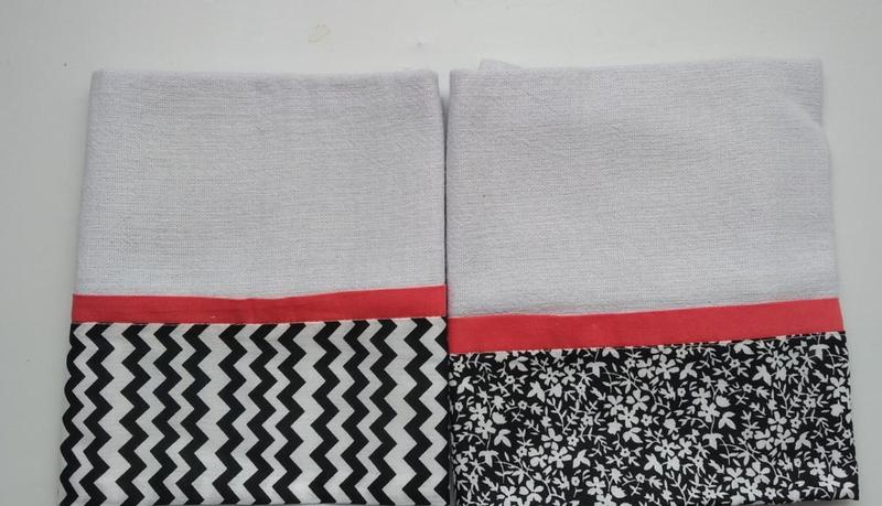 Imagem de Conjunto de Panos de Prato 100% Algodão com Estampa em Tricoline 2 unid.