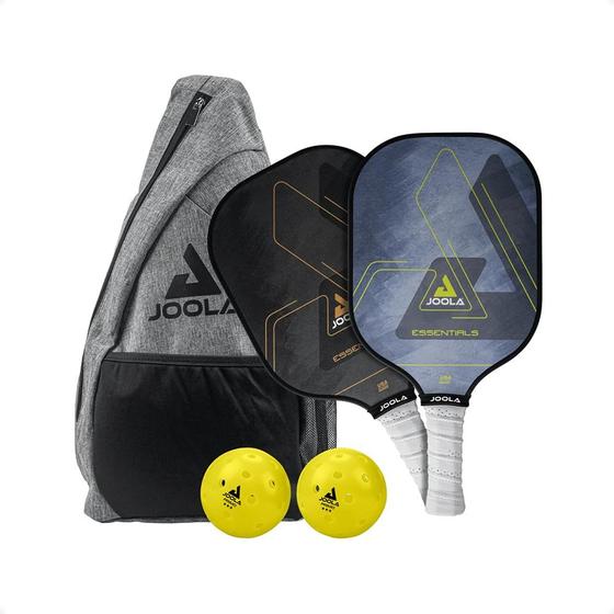 Imagem de Conjunto de pás Pickleball JOOLA Essentials com bolsa e bolas x2