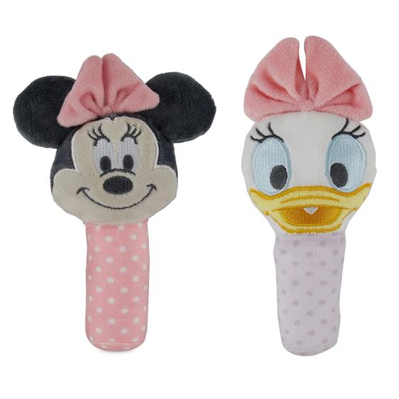 Imagem de Conjunto de pelúcia Lovie Rattle Disney Minnie Mouse e Daisy x2