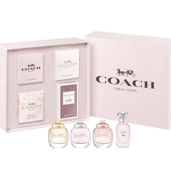 Imagem de Conjunto de perfume Coach Miniature, 4 peças para mulheres