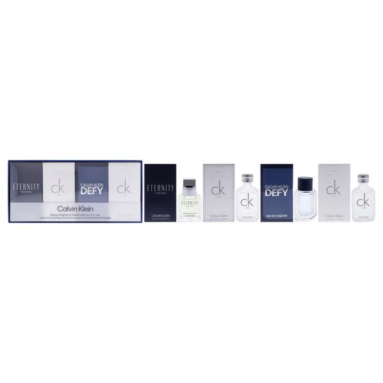 Imagem de Conjunto de perfume de presente Calvin Klein Deluxe para homens, 4 miniperfumes