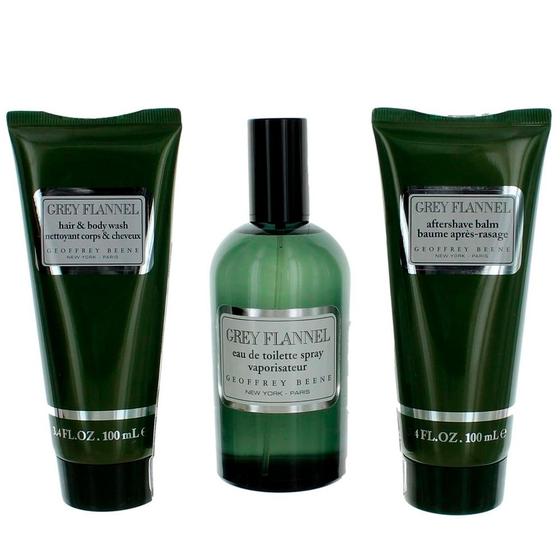 Imagem de Conjunto de Perfume Geoffrey Beene Grey Flannel Masculino - 120ml