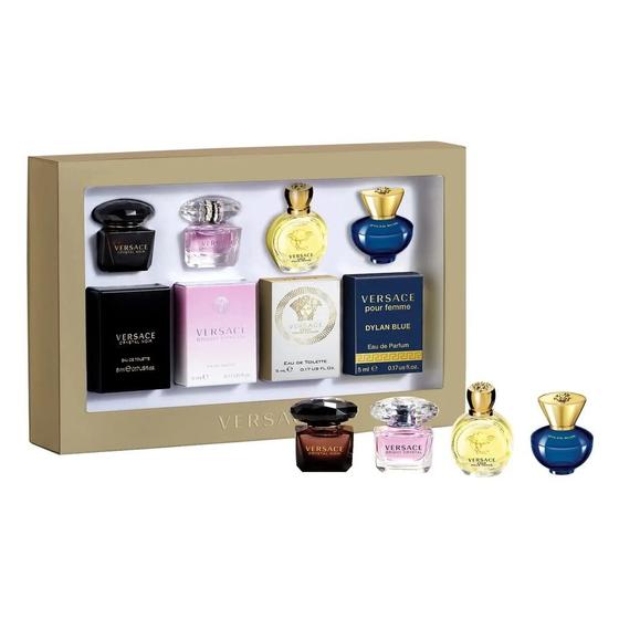 Imagem de Conjunto de perfumes Versace Crystal Noir/Bright Crystal/Eros/Dylan Blue