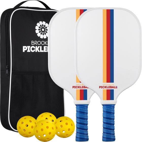 Imagem de Conjunto de pickleball Brooklyn Pickleball Co. Fibra de carbono 2024