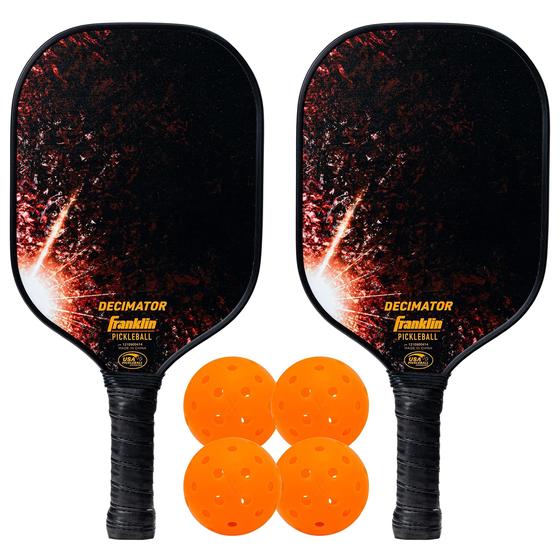 Imagem de Conjunto de Pickleball Franklin Sports para 2 Jogadores - Com Raquetes de Fibra de Carbono