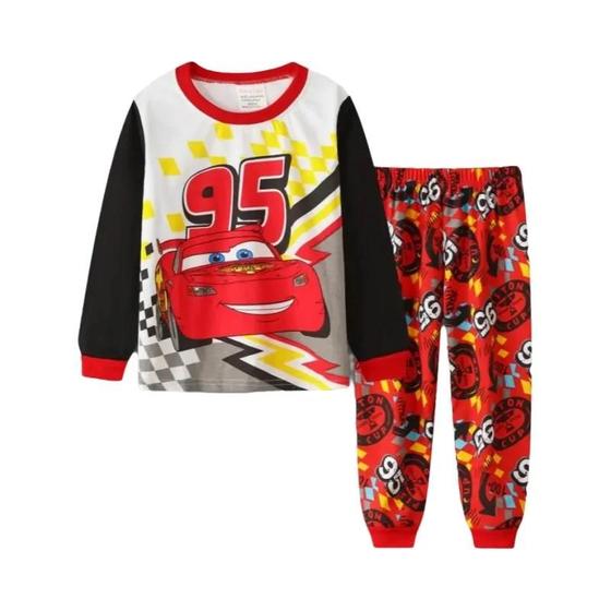 Imagem de Conjunto de Pijamas Infantil Mickey e Homem de Ferro - Algodão - Primavera/Outono