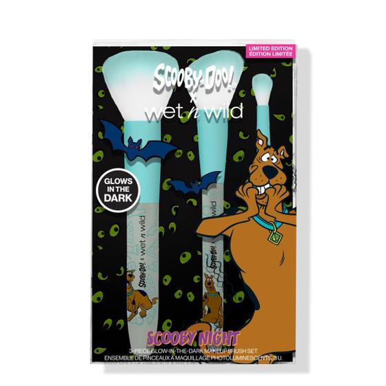 Imagem de Conjunto de pincéis de maquiagem wet n wild Scooby Doo Scooby Night de 3 peças