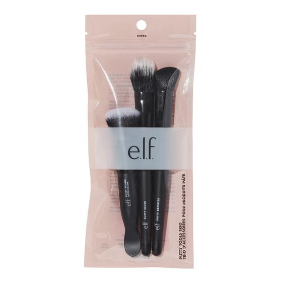 Imagem de Conjunto de Pincel e.l.f. Putty Tools Trio para Maquiagem Facial