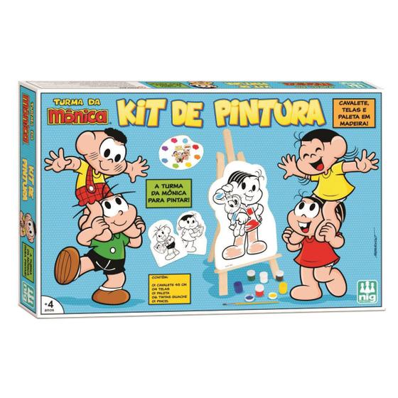 Imagem de Conjunto De Pintura E Arte Turma Da Mônica Nig Brinquedos