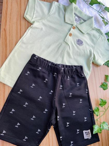 Imagem de Conjunto de Polo com Short Ding Dang - VERDE OLIVA