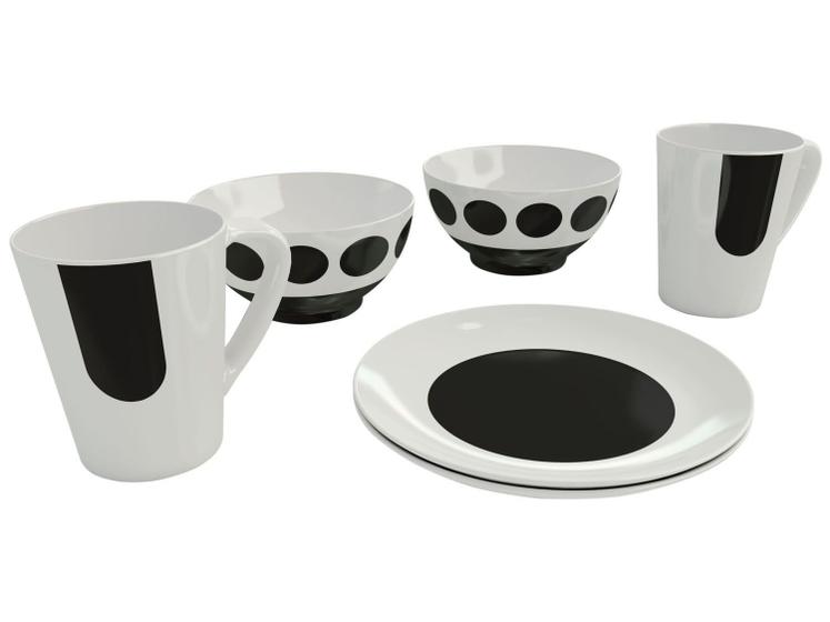 Imagem de Conjunto de Pratos em Porcelana 6 Peças