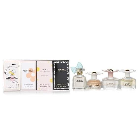 Imagem de Conjunto de presente de 4 peças da coleção Perfume Marc Jacobs Daisy Miniatures