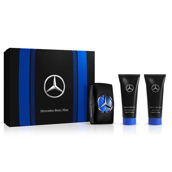 Imagem de Conjunto de presente Mercedes-Benz Man para homens EDT 100mL, gel de banho, AS