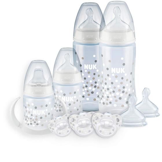 Imagem de Conjunto de presente para recém-nascidos com frasco anticóli