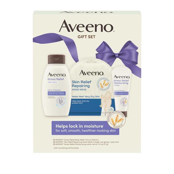 Imagem de Conjunto de presentes Aveeno Stress Relief Skincare Sensitive Skin (3 itens)