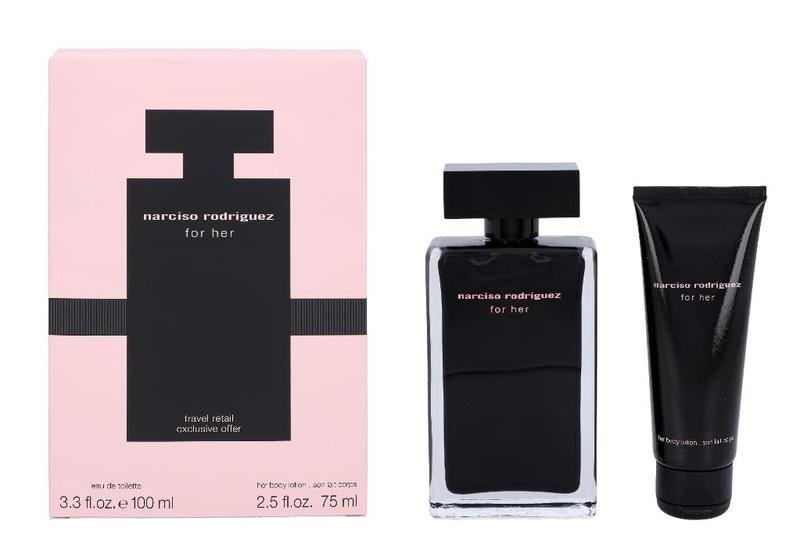 Imagem de Conjunto de presentes de perfume Narciso Rodriguez para mulheres EDT 90mL + B/L 