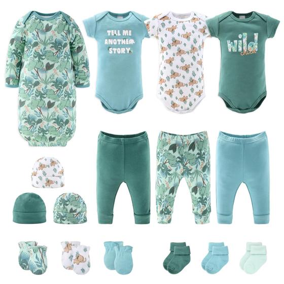 Imagem de Conjunto de presentes Layette The Peanutshell para bebês meninos ou meninas 0-3M